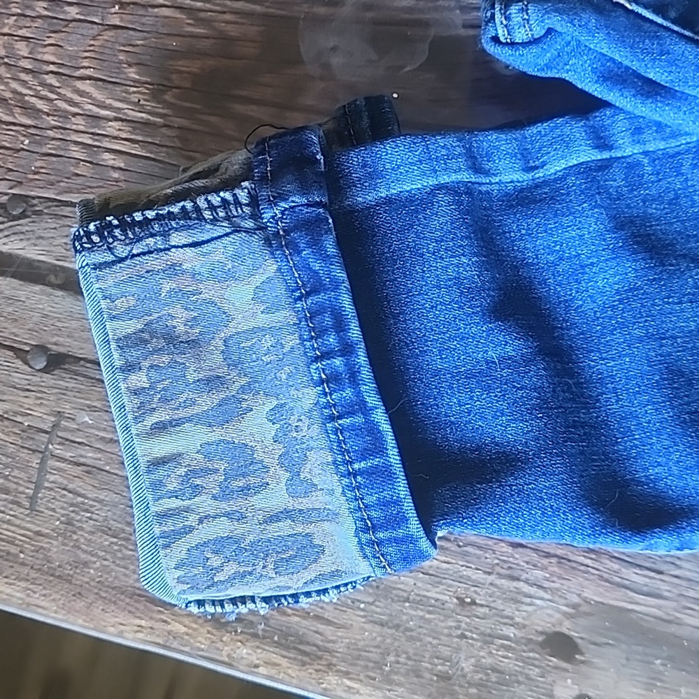 Leopard patch jeans - Picture 3 of 8